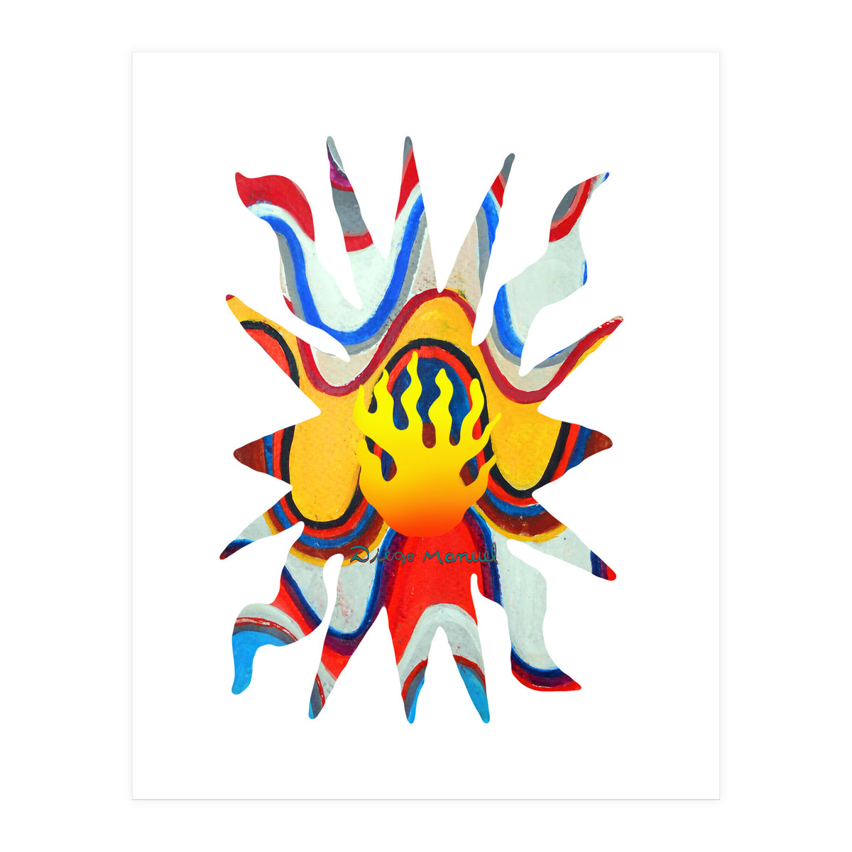 Fuego 35 Copia (Print Only)