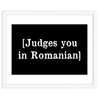 Judges You In Romanian