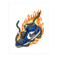 Sneaker Fire (Print Only)