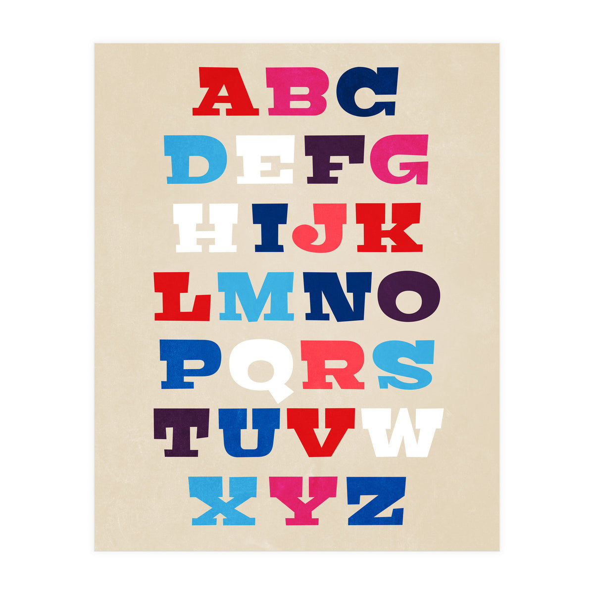 ABC Alphabet (Print Only)