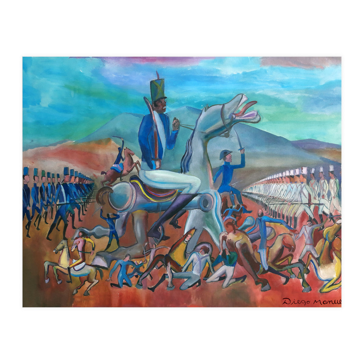 Batalla De Chacabuco C (Print Only)