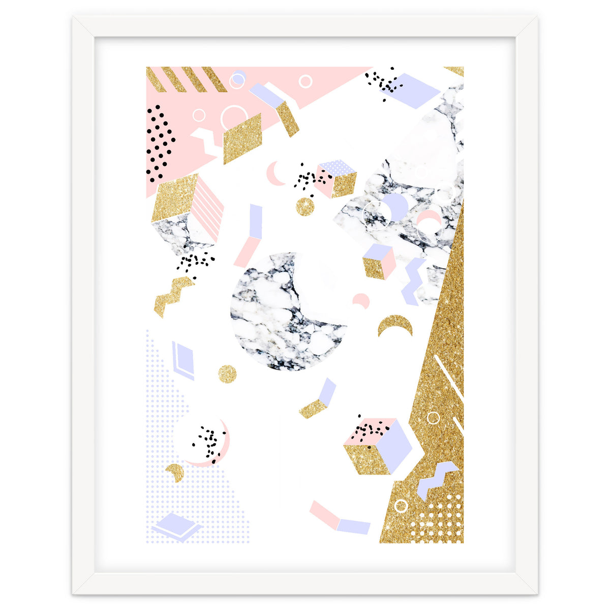 Marble Moon Abstraction