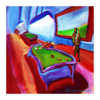 Noche De Pool 3 4 (Print Only)