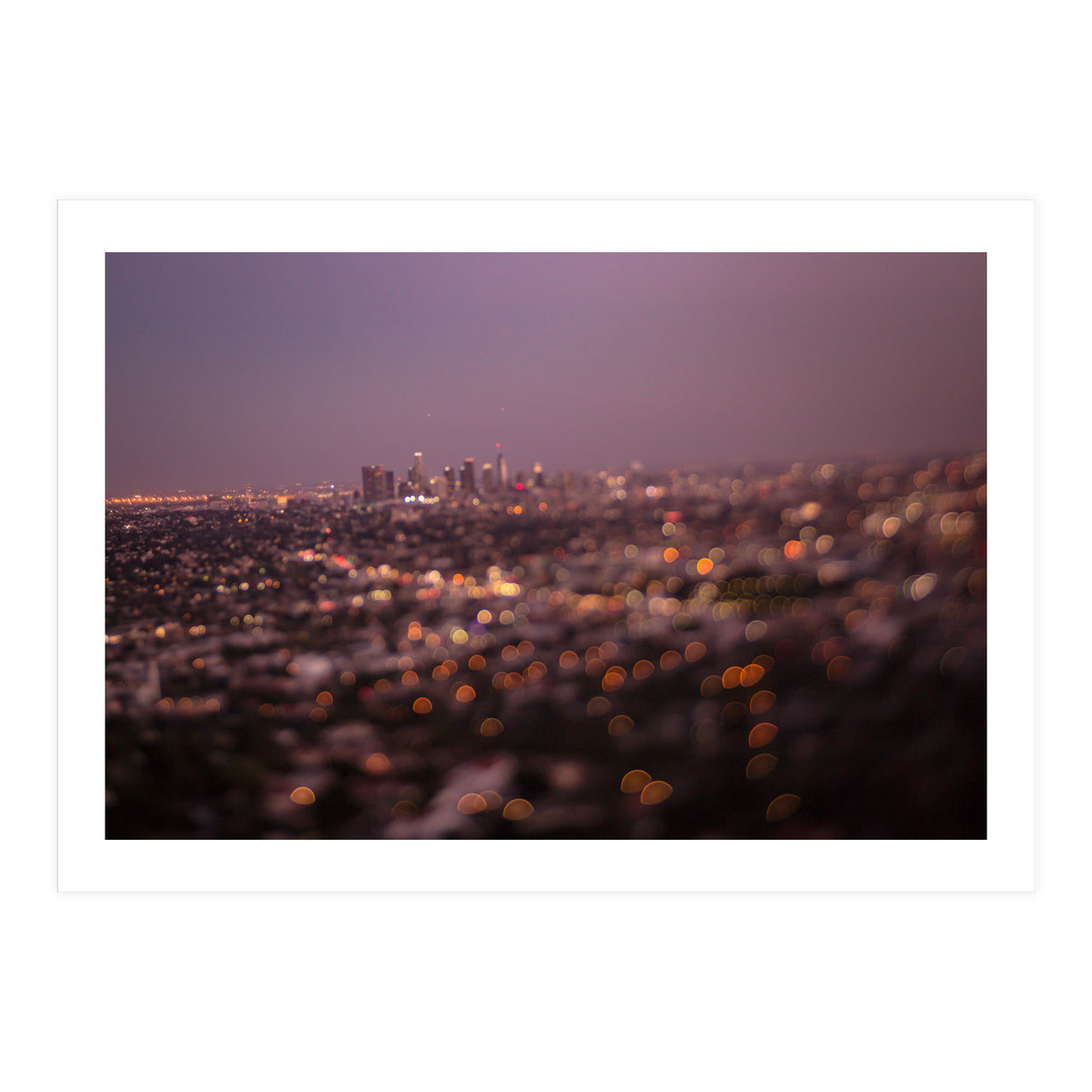Los Angeles at Night (Print Only)