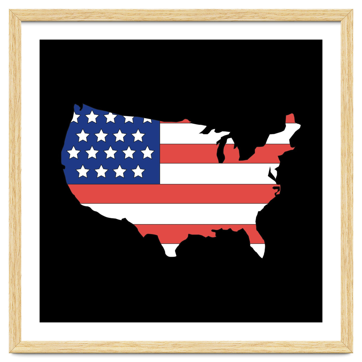 4th Of July, Patriot USA Map