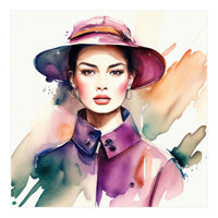 Watercolor Fashion Woman #2 (Print Only)