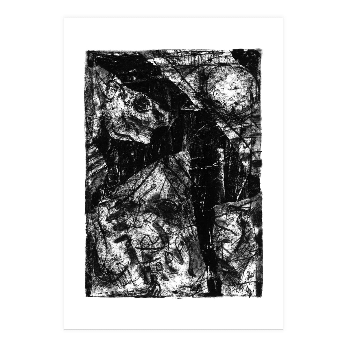 Fright - b&w (Print Only)