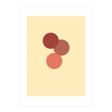 Red circles abstract (Print Only) thumbnail