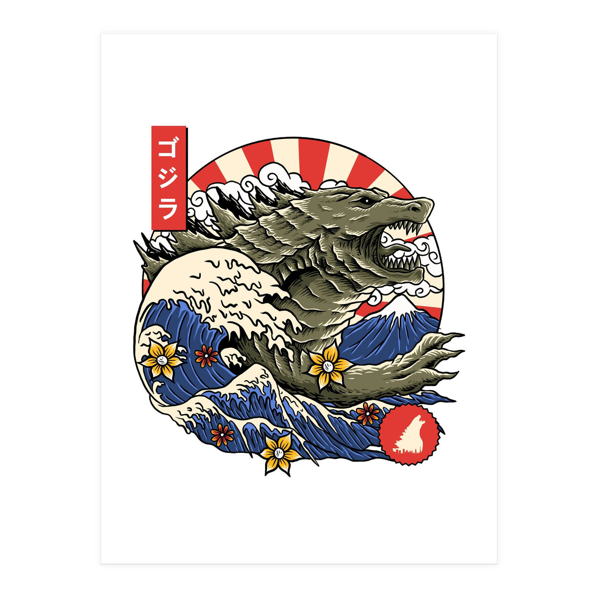 Kaiju Wave (Print Only)