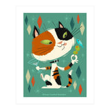 Cat A Tonic Calico (Print Only) thumbnail