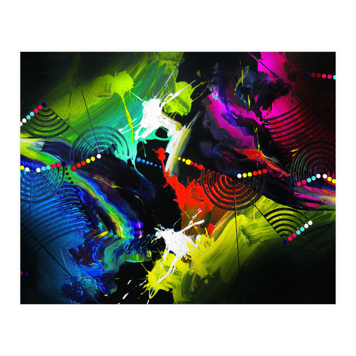 Abstract Art Britto - Qb291 (Print Only)