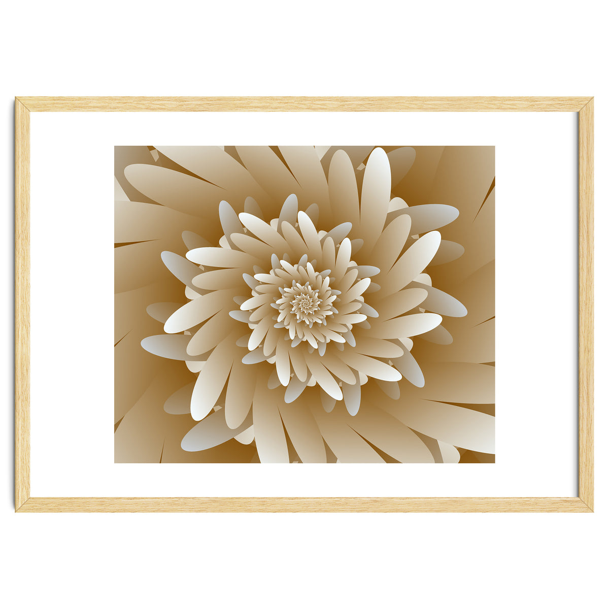 Abstract Digital Floral ART