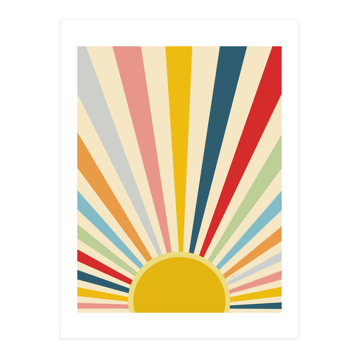 Sun Shines Inside You (Print Only)