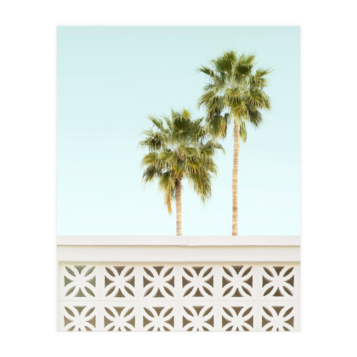 Mid Century Modern Breeze Block 2 (Print Only)