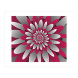 Paper Cut Flower Spiral (Print Only) thumbnail
