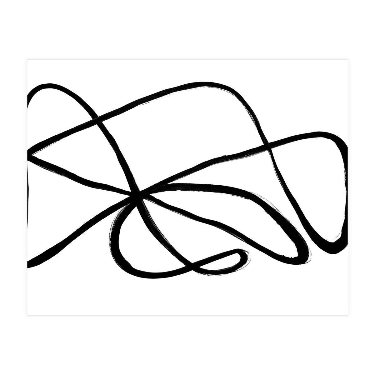 Black and White Line Art #2 (Print Only)