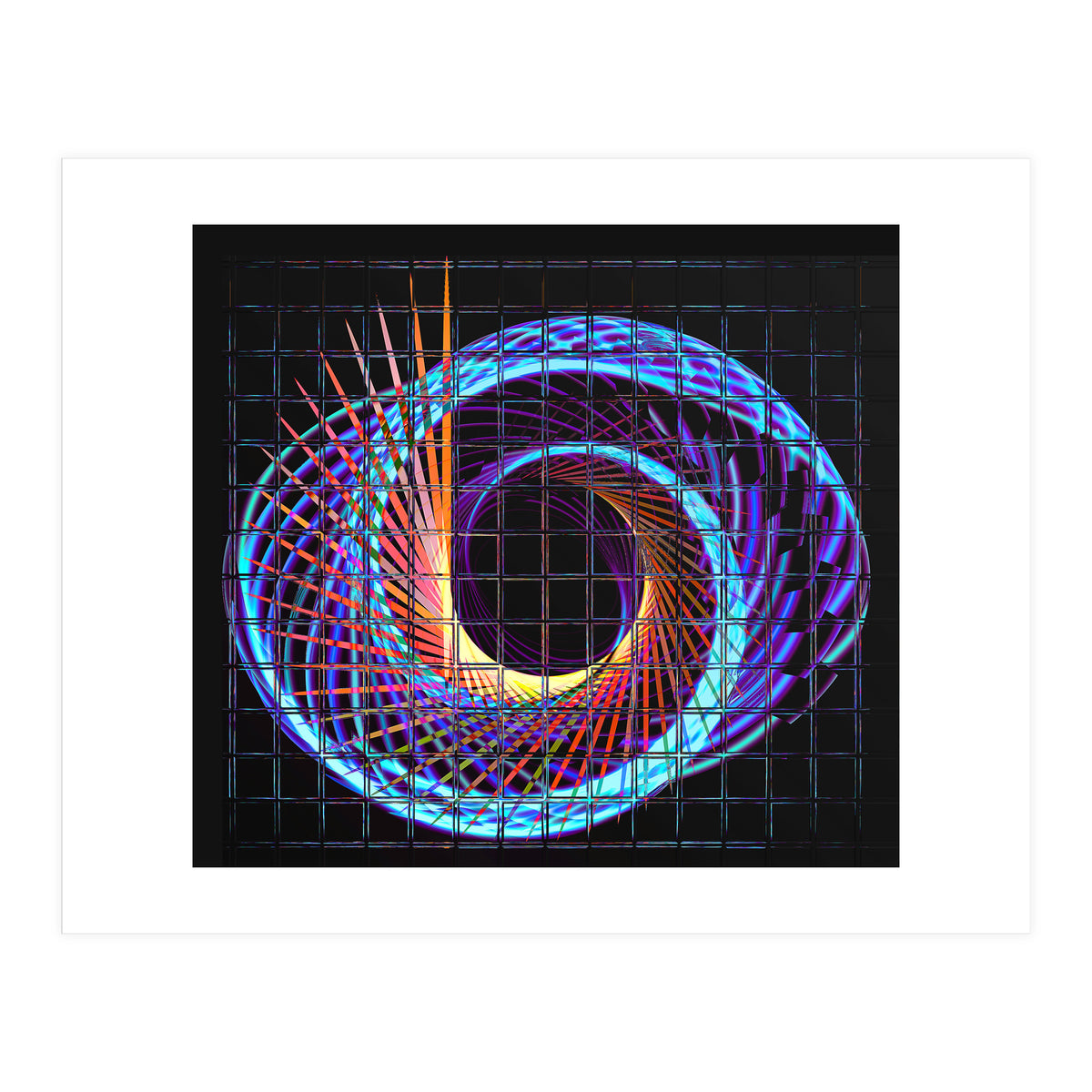 Illuminated helix #2 (Print Only)