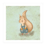 Woodland Nursery - Squirrel Illustration (Print Only) thumbnail