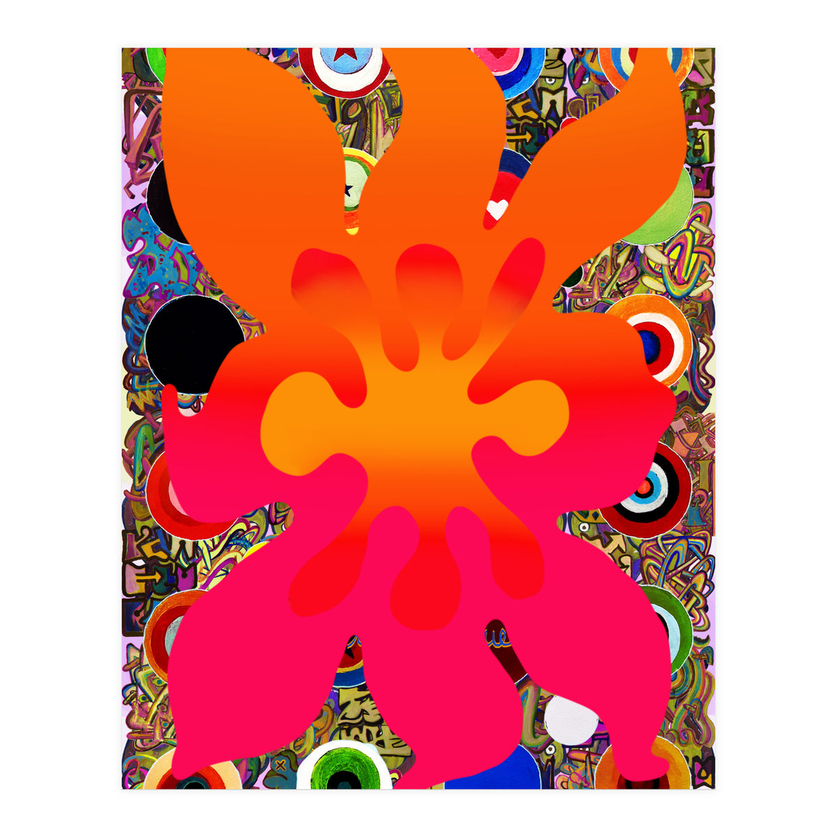 Fuego Y Graffiti 82 (Print Only)