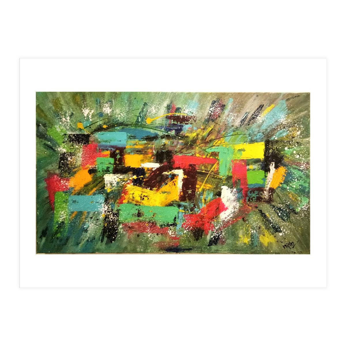 Crowded - Abstract (Print Only)