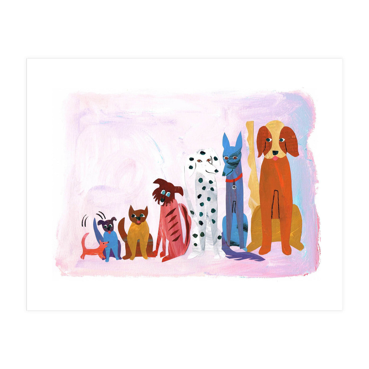 Dog Lineup (Print Only)