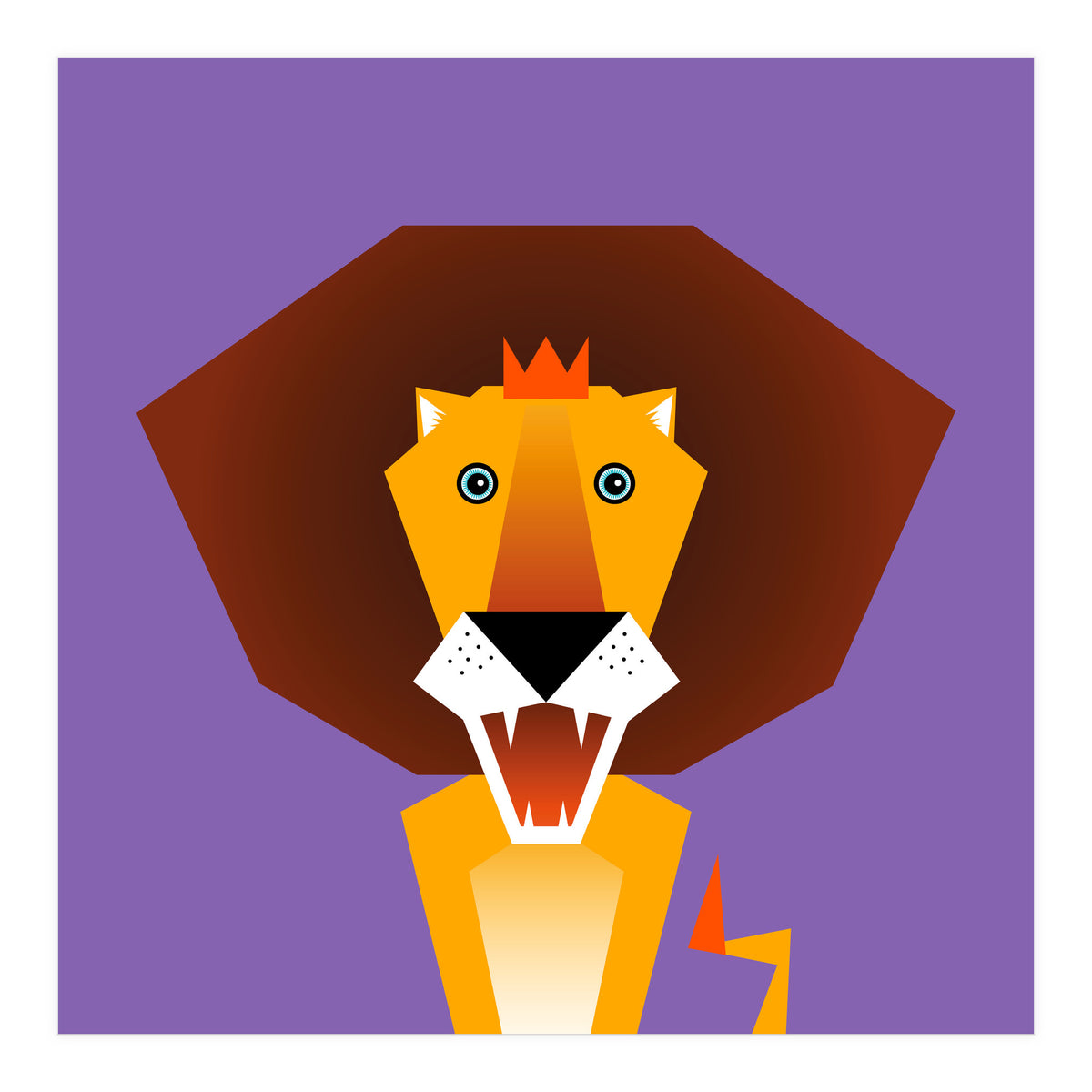 Kids Room Lion (Print Only)