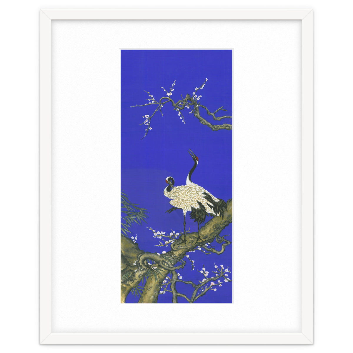 Cranes & Peach Blossom