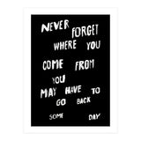 NEVER FORGET (Print Only) thumbnail