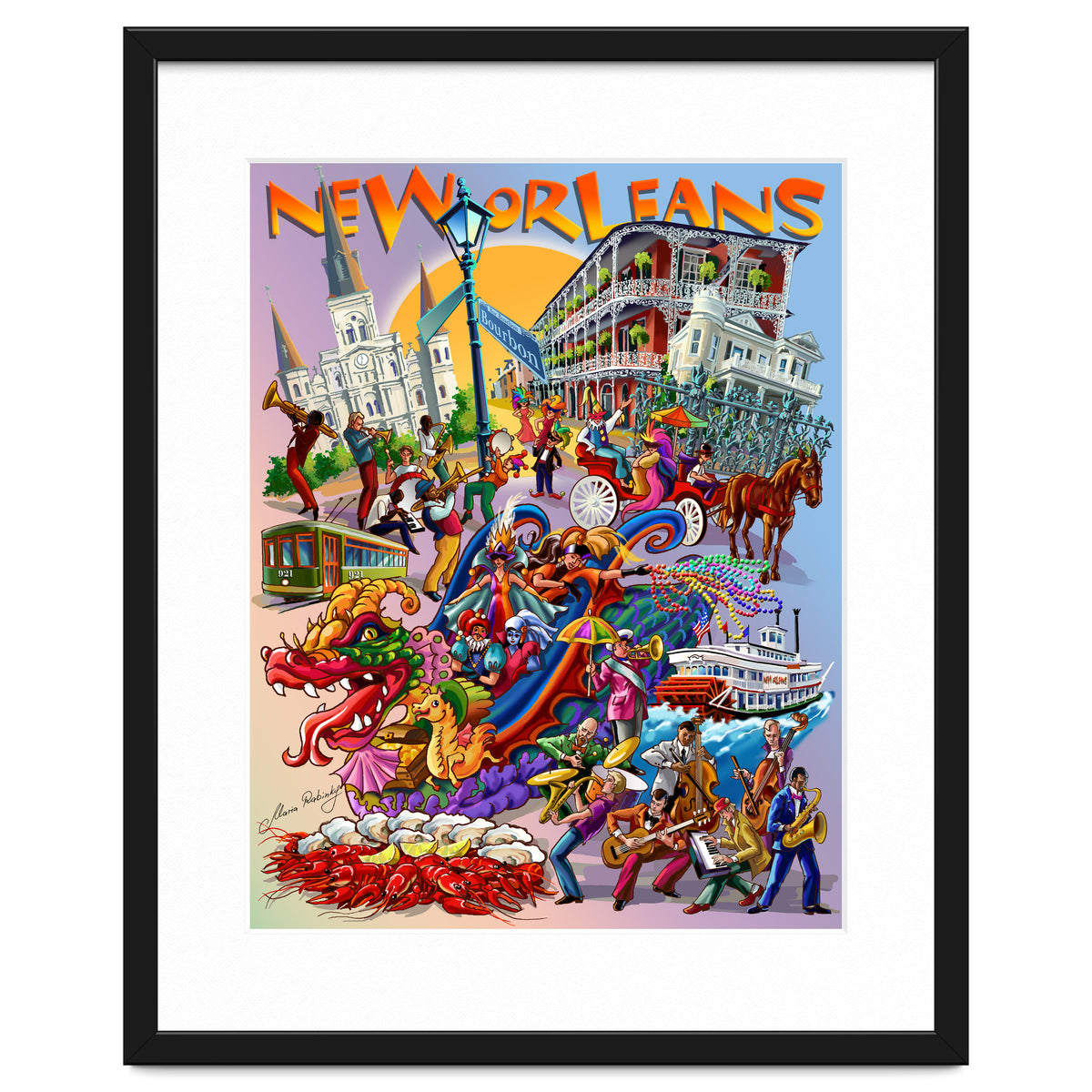 New Orleans Illustration