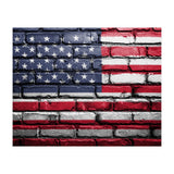 Wall painted US flag (Print Only) thumbnail
