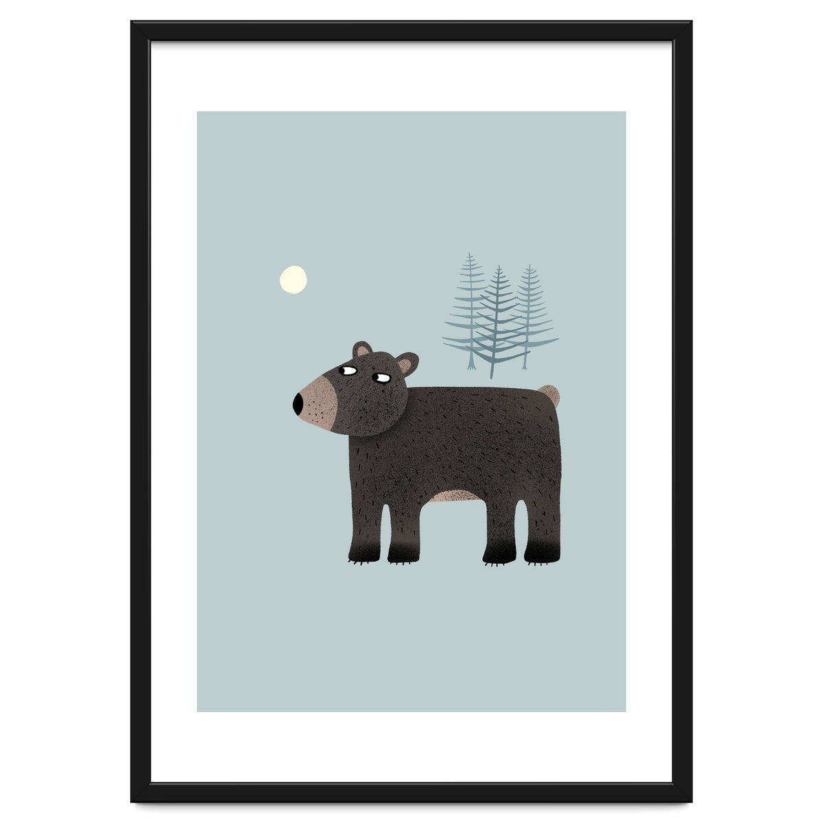 The Bear, the Trees and the Moon