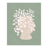 Abstract Potted Figure Sage Green (Print Only) thumbnail