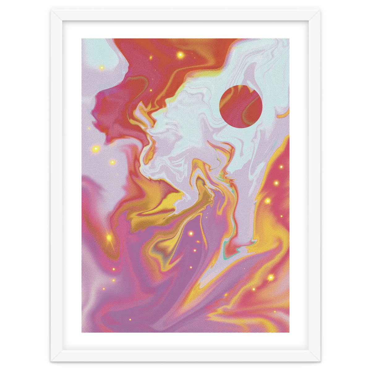 Red Planet Mars Space Marble