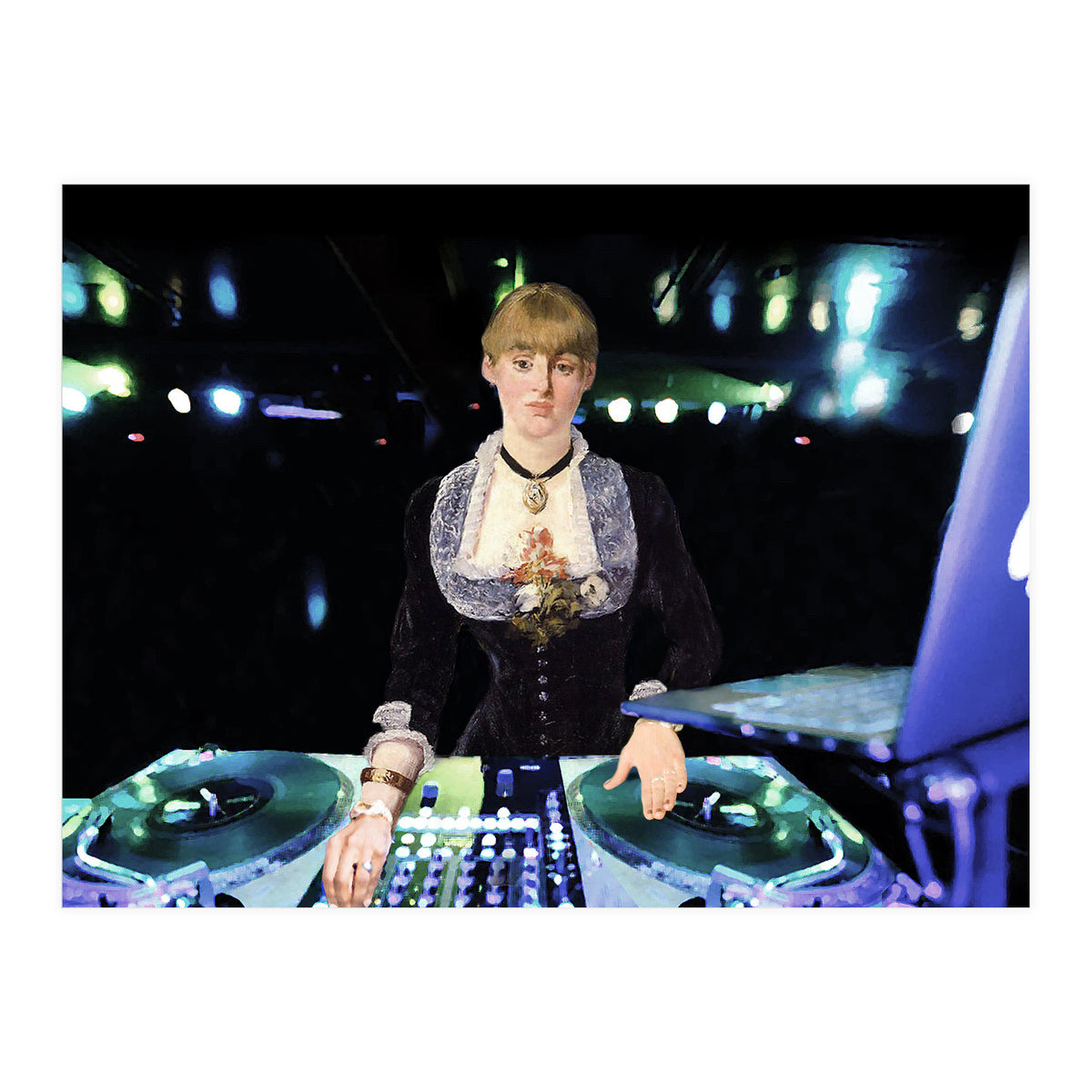 A Dj At The Foliesbergre (Print Only)