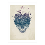 Skull Flowers (Print Only) thumbnail