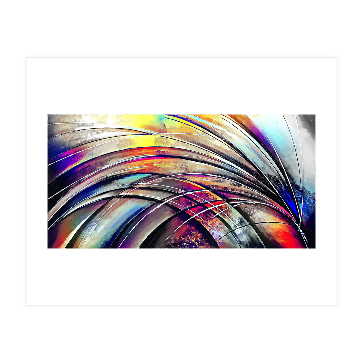 Abstract Art Britto - Qb289 (Print Only)