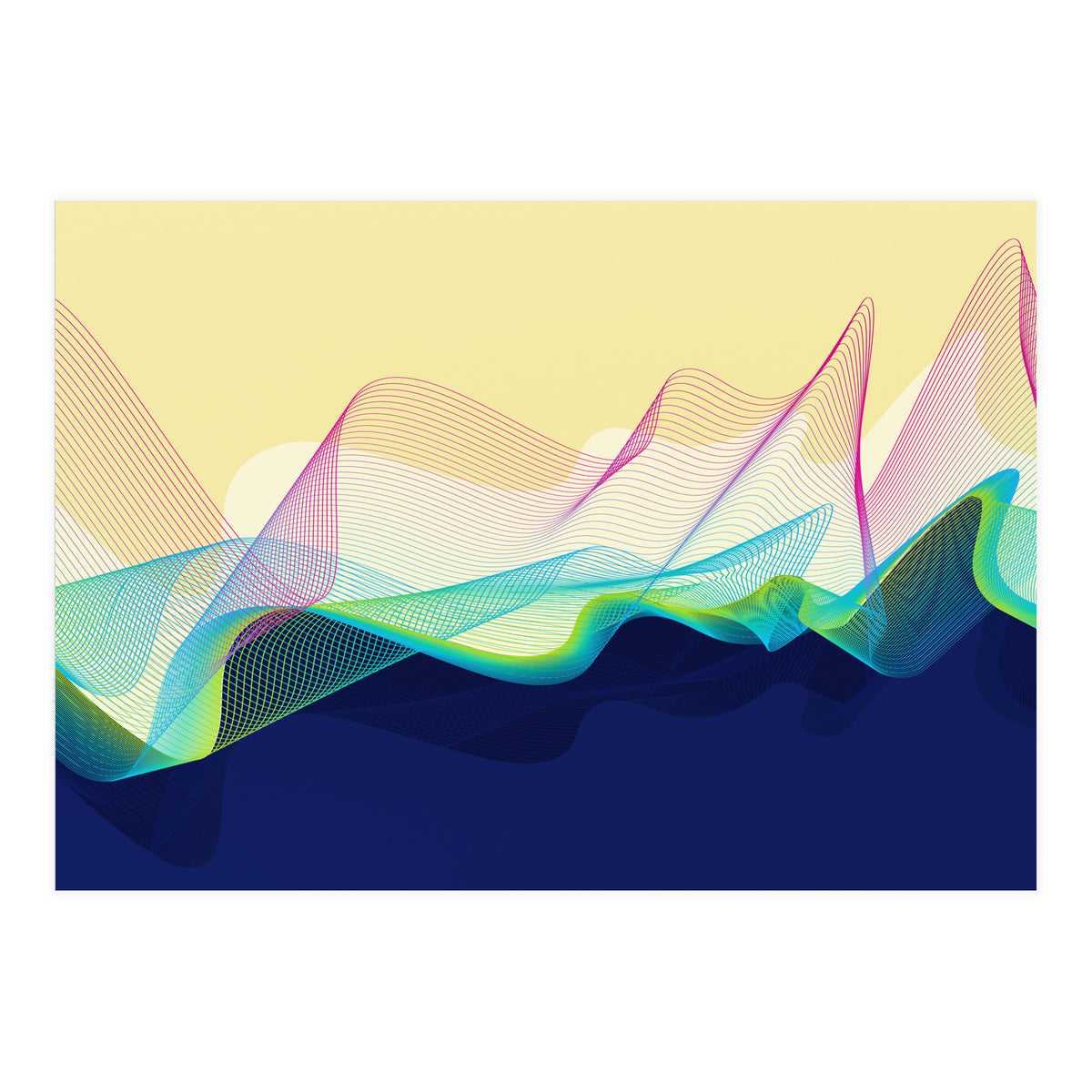 Abstract Waves (Print Only)