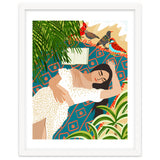 Beach. Read. Sleep. | Boho Woman Sea Beachy Travel | Summer Birds Sand Picnic Ocean Vacation thumbnail