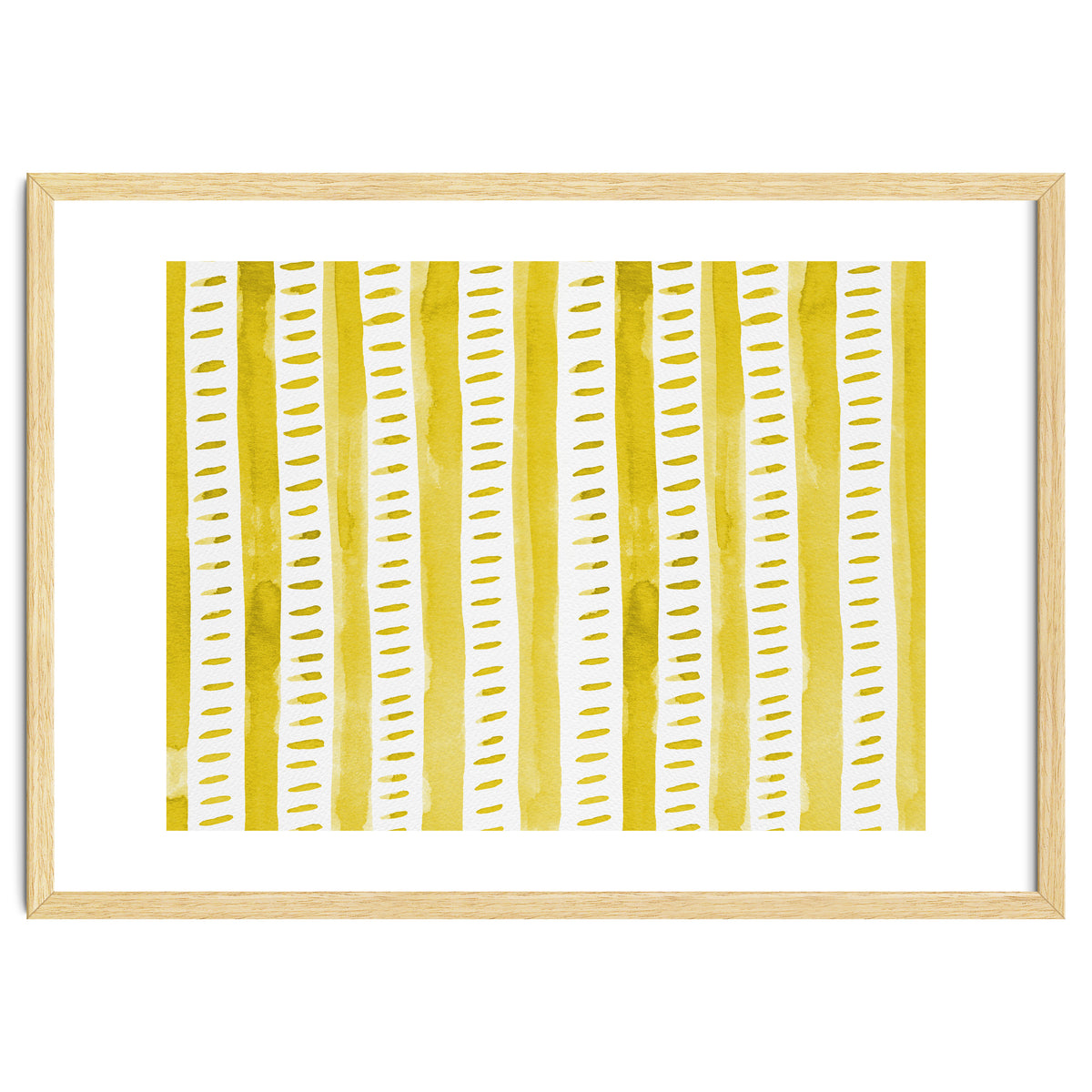 Vertical Yellow Lines
