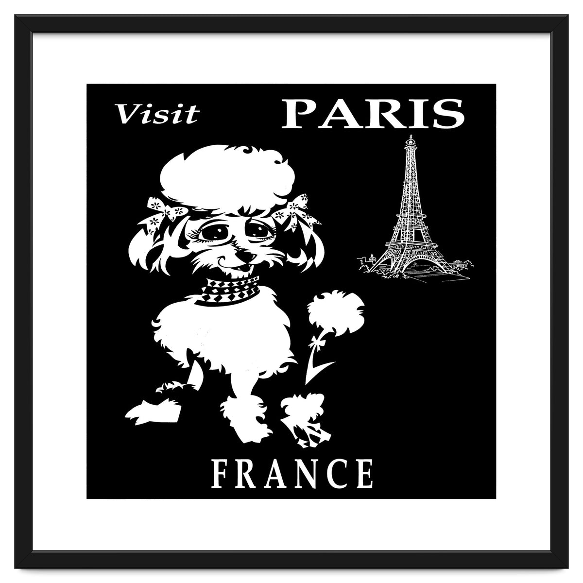 Paris France Travel Poster