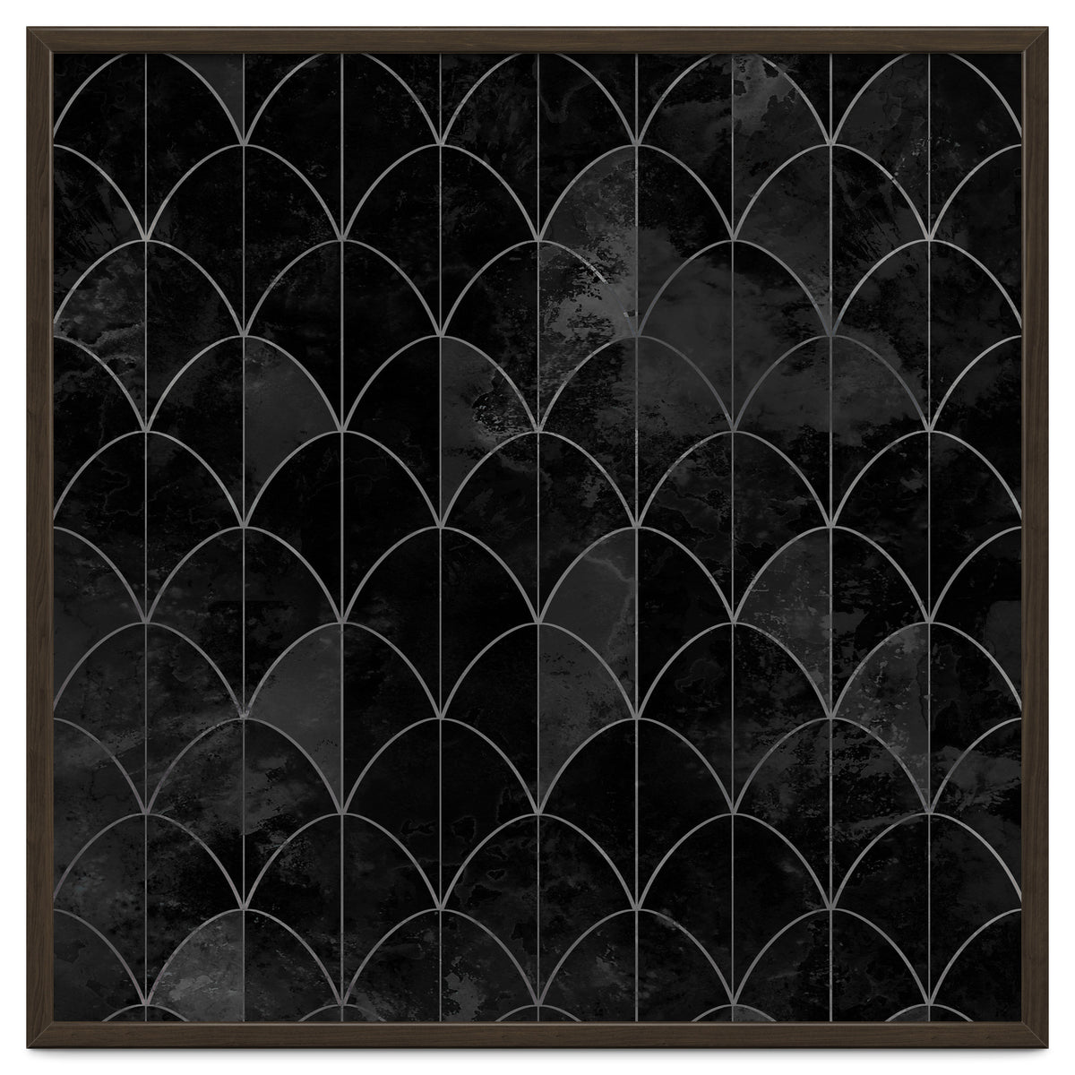 Mermaid scales. Black and white