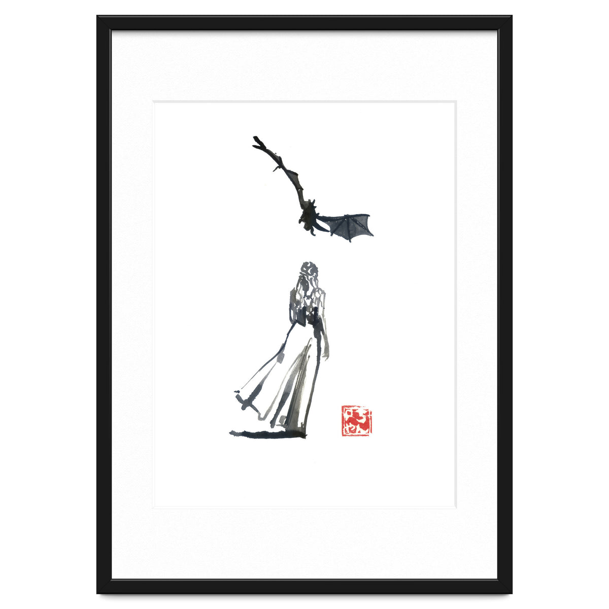 daenerys targaryen and the dragon