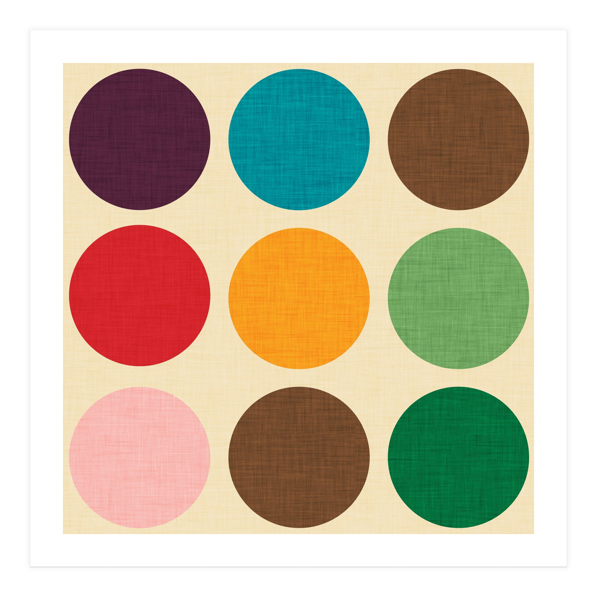 Retro Polka Dots (Print Only)