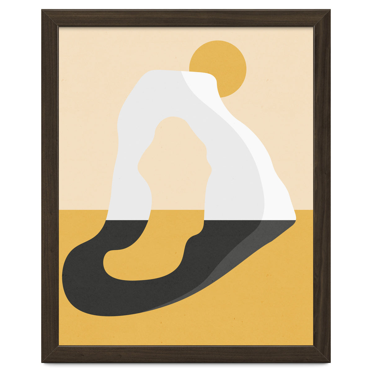 Abstract Arch - Golden Desert