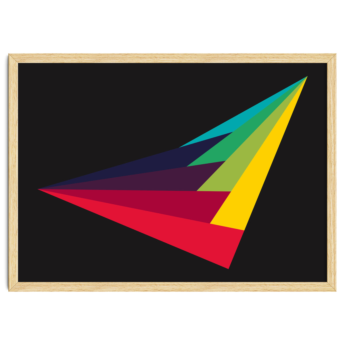 Geometric Shapes No. 40 - rainbow