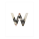Letter W - (Impress) (Print Only) thumbnail