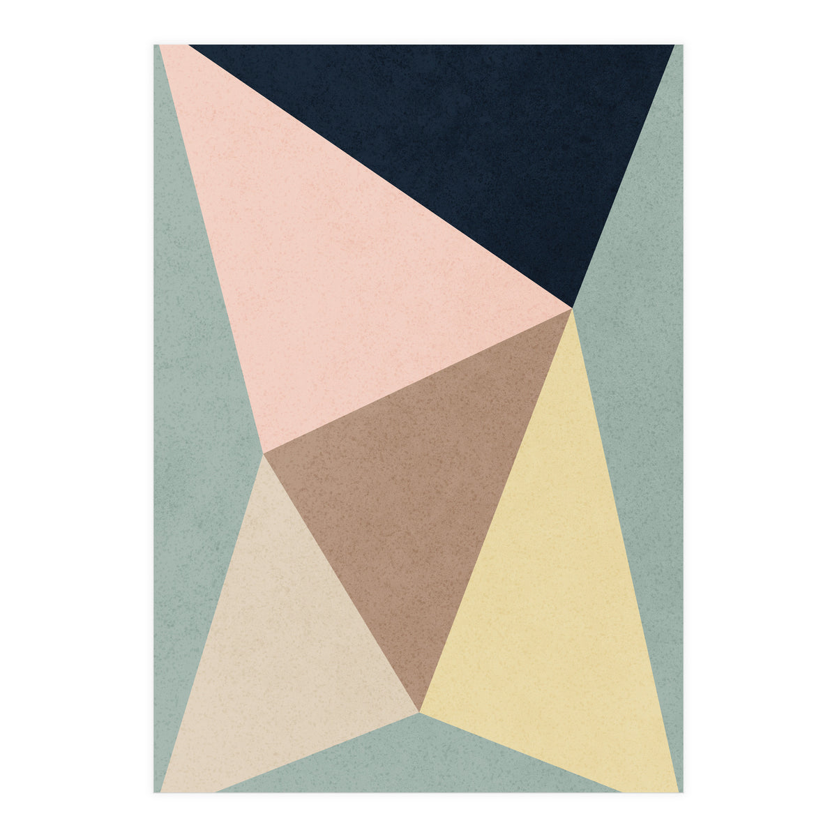 Minimal, Hard Edge Composition n82 (Print Only)