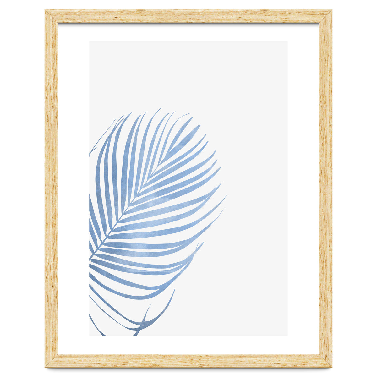 Blue Palm Leaf