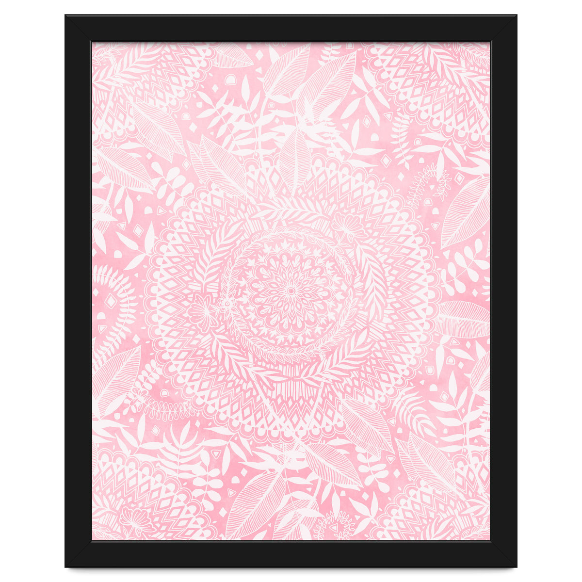 Medallion Pattern in Blush Pink