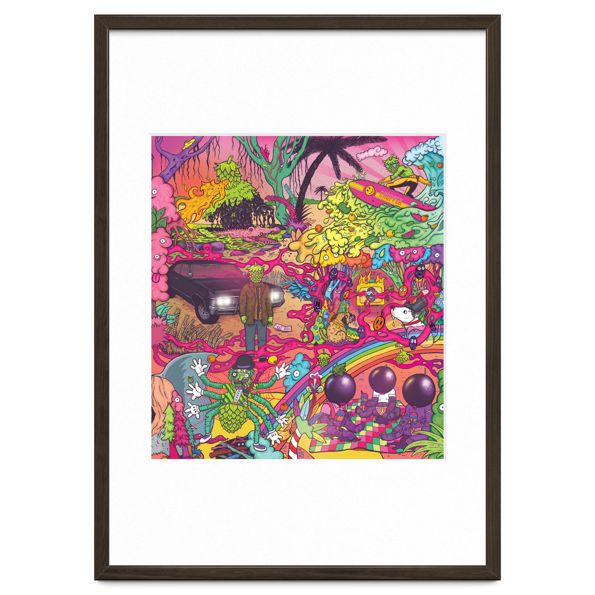 ABBEYDALE BREWERY COLLAB SERIES #2 FULL ILLUSTRATION - THORNBRIDGE, WILDE CHILD, RIDGESIDE, TORRSIDE, BOX SOCIAL, ORA BREWING